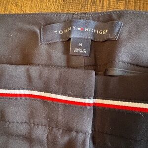 Tommy Hilfiger Navy Bristol Pants with Red and White Stripe